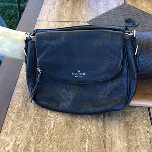 Kate Spade black leather purse